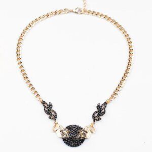 GOLD CHUNKY STATEMENT NECKLACE